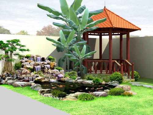 Thiết kế thi công hồ cá koi